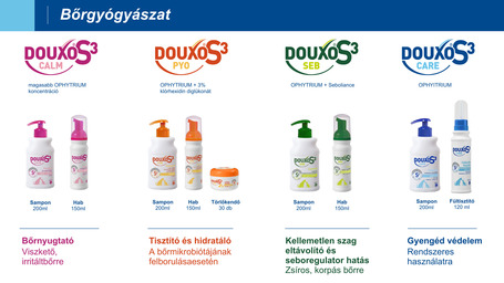 Douxo S3 Care fültisztító folyadék kutyáknak és macskáknak