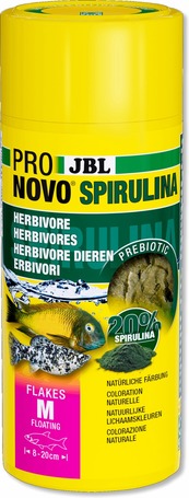 JBL ProNovo Spirulina Flakes M pehelytáp növényevő halaknak JBL ProNovo Spirulina Flakes M pehelytáp növényevő halaknak