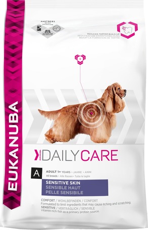 Eukanuba Daily Care Sensitive Skin - Érzékeny bőrű kutyáknak ajánlott kutyatáp - Szuperprémium eledel