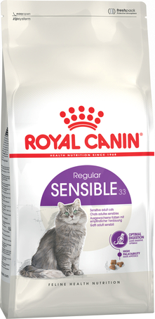 Royal Canin Sensible - Érzékeny emésztésű felnőtt macska száraz táp