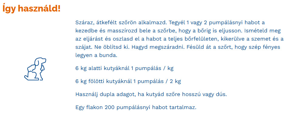 Douxo S3 Pyo spumă pentru câini - zoom