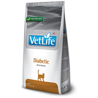 Vet Life Natural Diet Cat Diabetic - Glükózszintet szabályzó macskaeledel