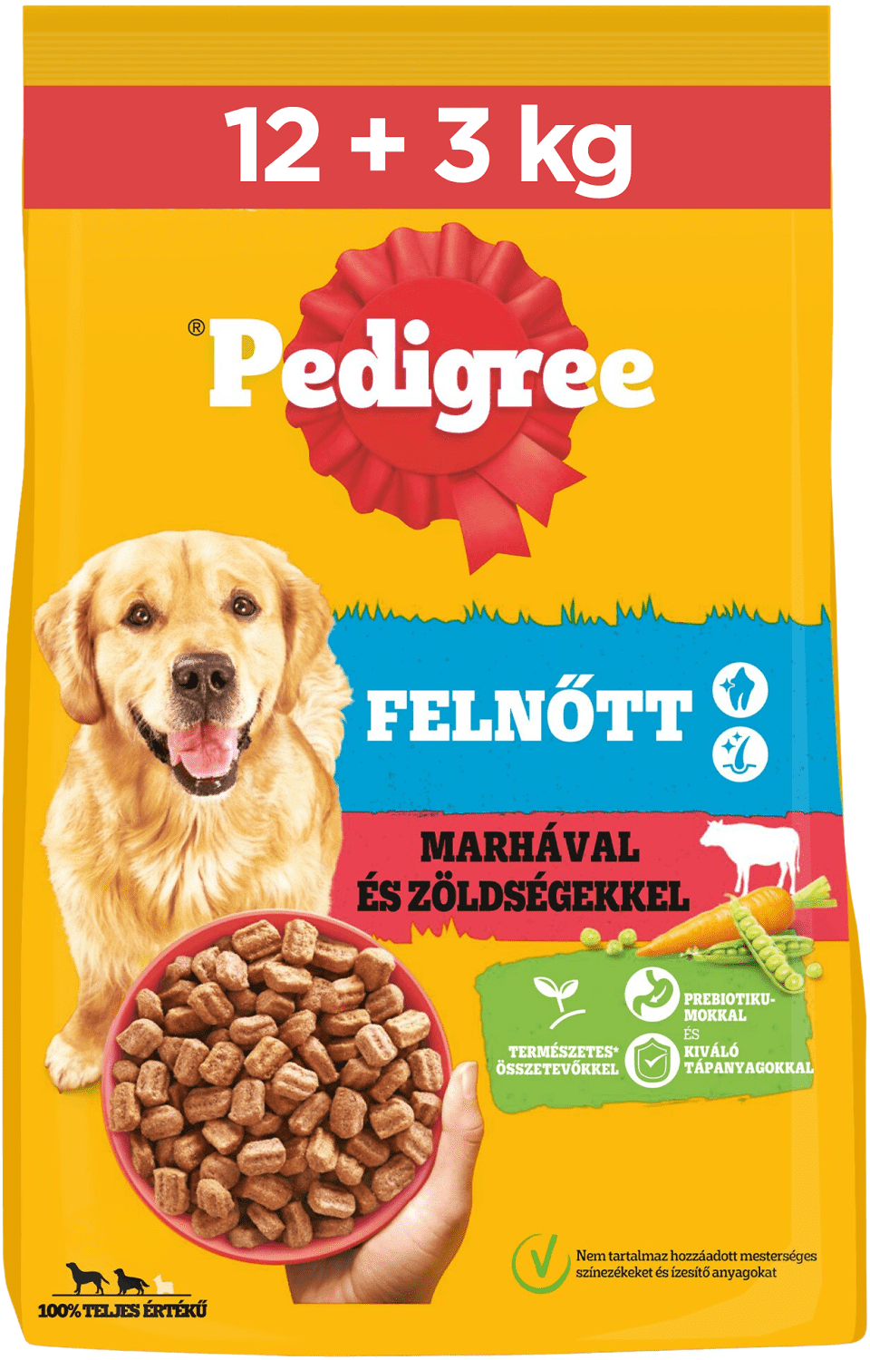 Pedigree Adult marhahúsos és zöldséges száraztáp
