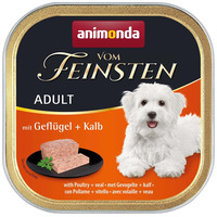 Animonda Vom Feinsten Adult tăviță cu pasăre și vițel