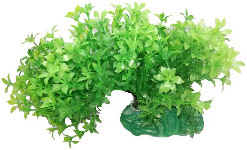 Plantă artificială verde flexibilă cu frunze mici