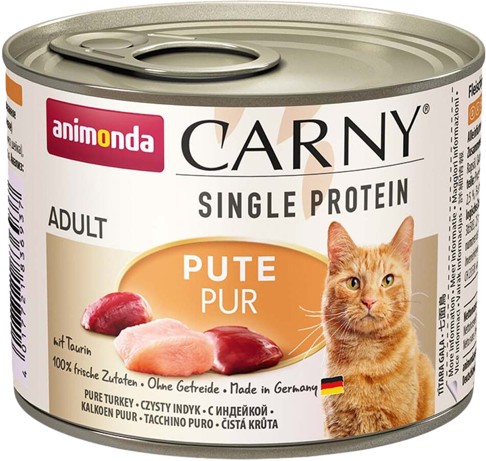 Animonda Carny Single Protein - Conservă cu carne pură de curcan pentru pisici - zoom