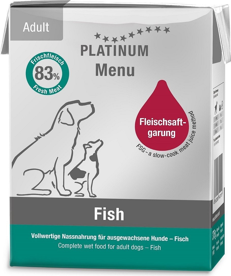 Platinum Menu Fish hrană umedă pentru câini