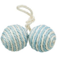 Trixie duplalabdás játék szizálkender fonalból #8