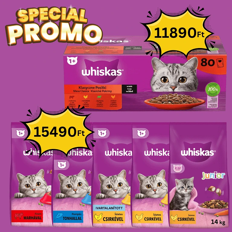 Whiskas promóció