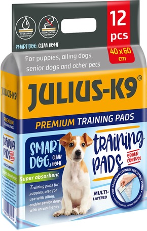 Julius-K9 prémium helyhez szoktató kutyapelenka öntapadó sarokkal