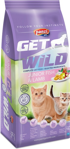 Panzi GetWild Cat Junior Fish & Lamb
