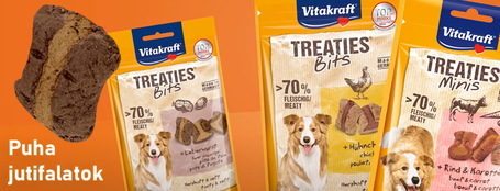 Vitakraft Treaties Minis puha jutifalatkák májjal kutyáknak