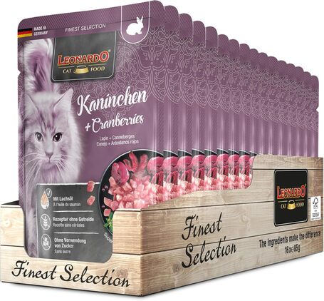 Leonardo Finest Selection alutasak nyúlhússal és vörösáfonyával