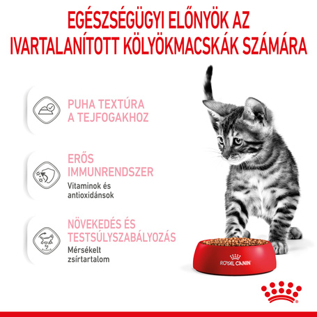 Royal Canin Kitten Sterilised Gravy - Ivartalanított kölyök macska szószos nedves táp