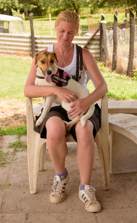 Trixi, egy éves, szuka