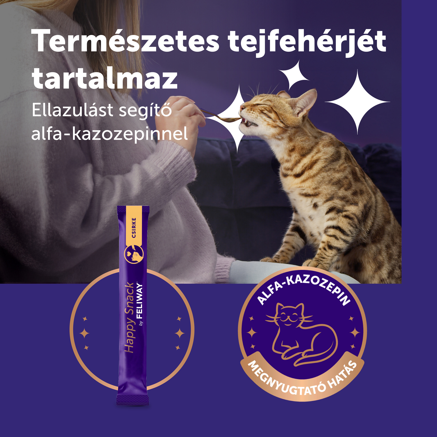 Happy Snack by Feliway nyugtató csirkés jutalomfalat