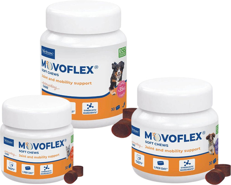 Movoflex ízületvédő rágótabletta tojáshéj membránnal közepes testméretű kutyáknak