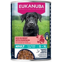 Eukanuba hrană umedă Adult pentru câini cu vită