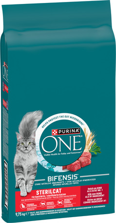 Purina One Bifensis Sterilcat Adult Beef ivartalanított száraz macskaeledel