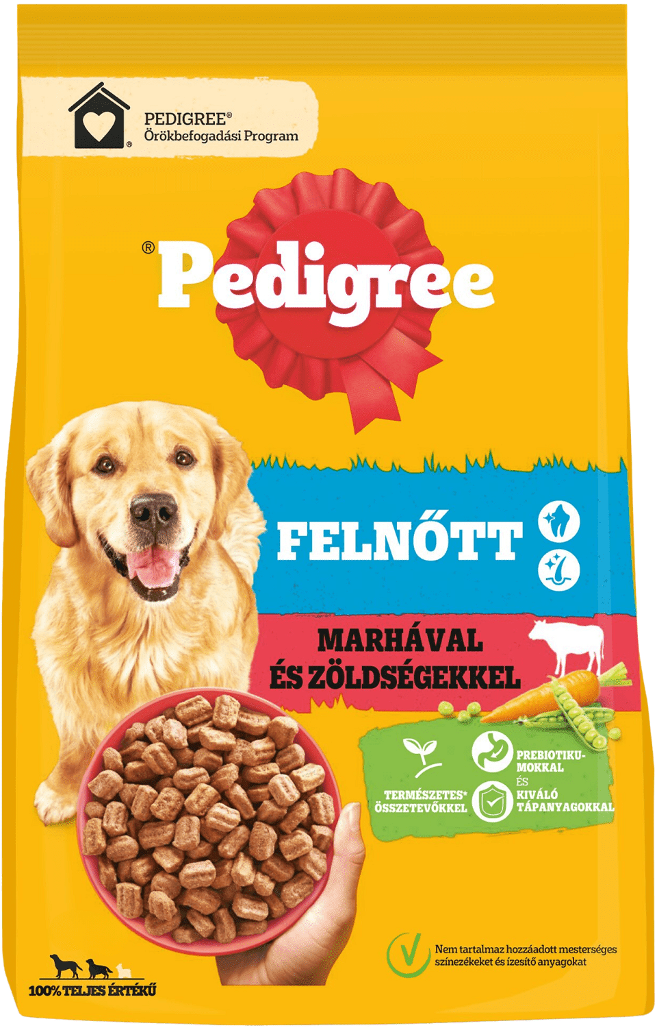 Pedigree Adult marhahúsos és zöldséges száraztáp
