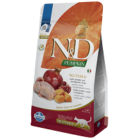 N&D Cat Grain Free Neutered Quail, Pumpkin and pomegranate