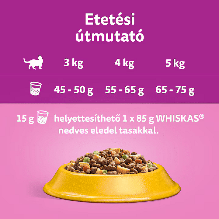 Whiskas - Hrană uscată pentru pisici adulte, cu pui şi legume - zoom