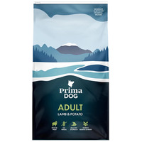 PrimaDog Adult All Breed Lamb & Potato hrană uscată pentru câini, fără cereale