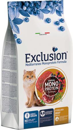 Exclusion Cat Mediterraneo Sterilized Beef