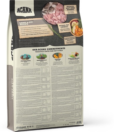 Acana Light & Fit száraztáp túlsúlyos kutyák részére