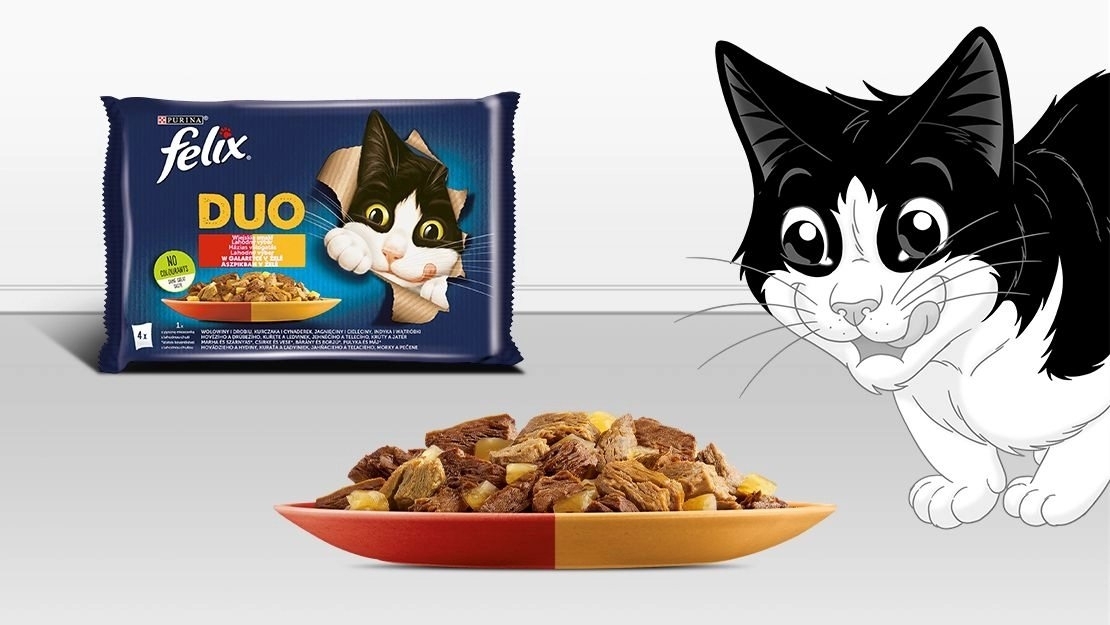 Felix Fantastic Duo hrană pentru pisici la pliculeț - Selecție de casă în aspic - Multipack - zoom