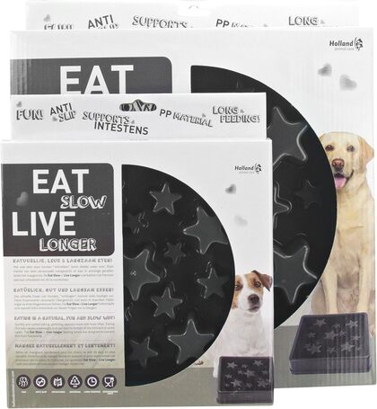 Eat Slow Live Longer Star habzsolásgátló tál