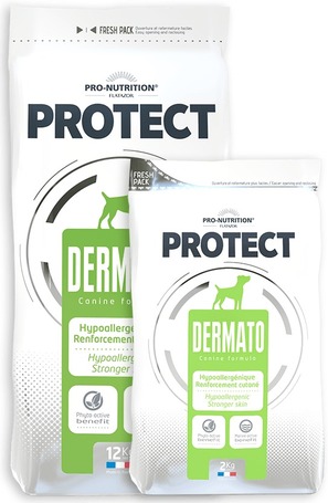 Flatazor Protect Dermato kutyatáp | Bőr- és szőrproblémák esetén ajánlott az esetése