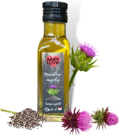 Barf Love 100% máriatövismag olaj kutyáknak - hidegen sajtolt