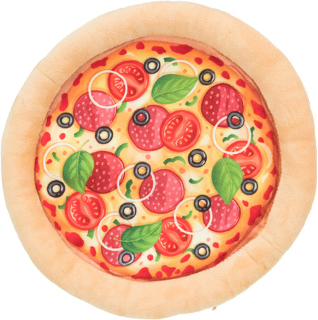 Trixie plüss zörgős pizza