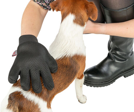 Trixie gumírozott kesztyű szőrtelenítéshez