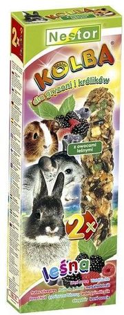 Nestor dupla rúd rágcsálónak és nyúlnak gyümölccsel