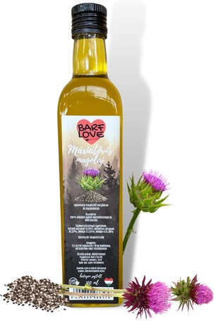 Barf Love 100% máriatövismag olaj kutyáknak - hidegen sajtolt
