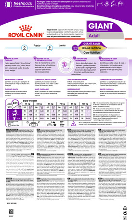 Royal Canin Giant Adult - óriás testű felnőtt kutya száraz táp