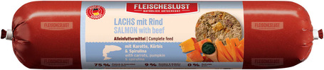 Meatlove párolt húsrolád - Lazac marhával és spirulinával