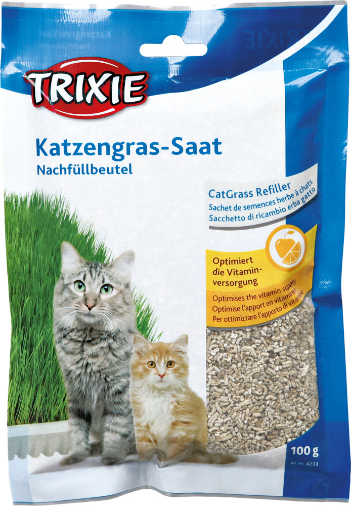 Trixie seminţe iarbă bio pentru pisici - zoom