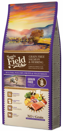 Sam's Field Grain Free Adult Salmon & Herring