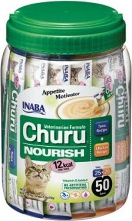 Inaba Cat Vet Churu Nourish jutalomfalat macskáknak 50 x 14 g