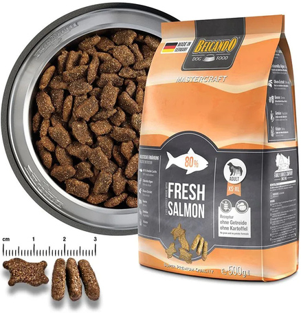 Belcando Mastercraft Fresh Salmon | 80% friss lazacból készült szuperprémium német kutyatáp