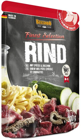 Belcando alutasak marhahússal, nokedlivel és cukkinivel