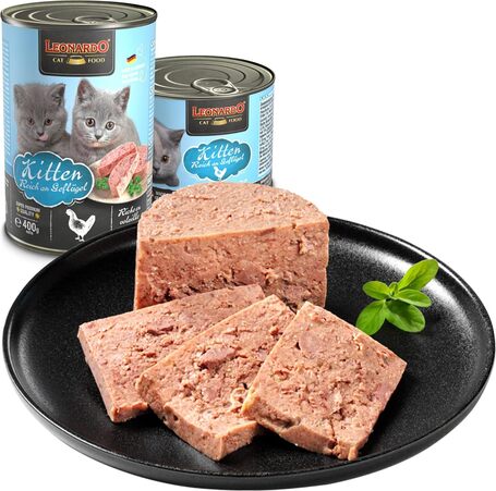 Leonardo Kitten baromfiban gazdag kiscica eledel
