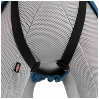 Trixie Rouen kék esőkabát magas gallérral, fényvisszaverő csíkokkal #4