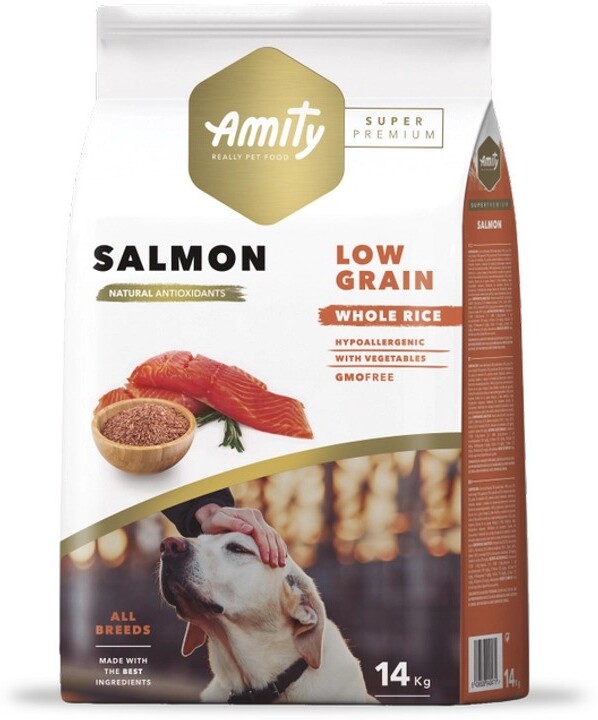 Amity Hypoallergen Dog Adult Salmon Hrană câini alergenică