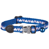 Trixie szívecske mintás macska nyakörv csengettyűvel #4