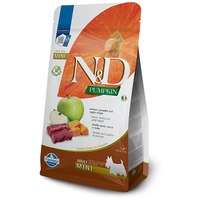 N&D Dog Grain Free Adult Mini sütőtök, szarvas & alma kistestű felnőtt kutyáknak