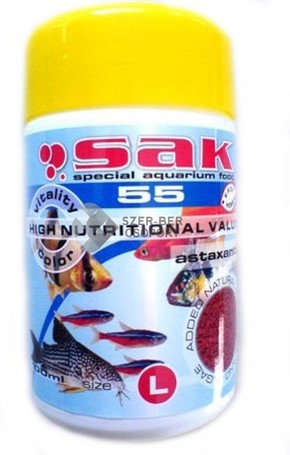 Sak 55 szemcsés díszhaltáp